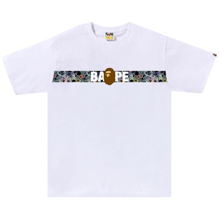 Футболка BAPE Floral Camo Tape Tee, White
Футболка BAPE Floral Camo Tape Tee, White