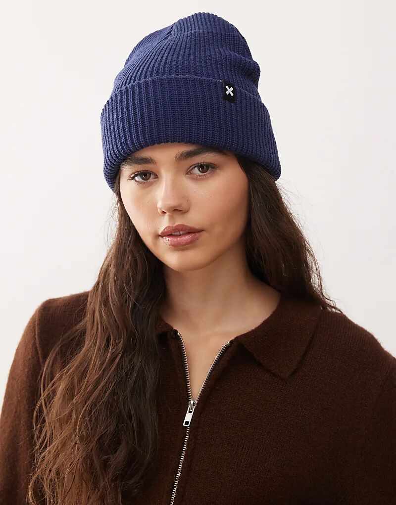 Шапка-бини с логотипом COLLUSION темно-синего цвета
Шапка-бини с логотипом COLLUSION темно-синего цвета