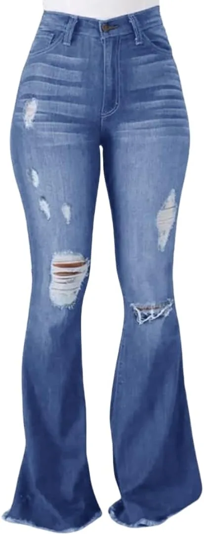 Женские классические джинсы с высокой талией, рваные клеш RSBFK
Женские классические джинсы с высокой талией, рваные клеш RSBFK