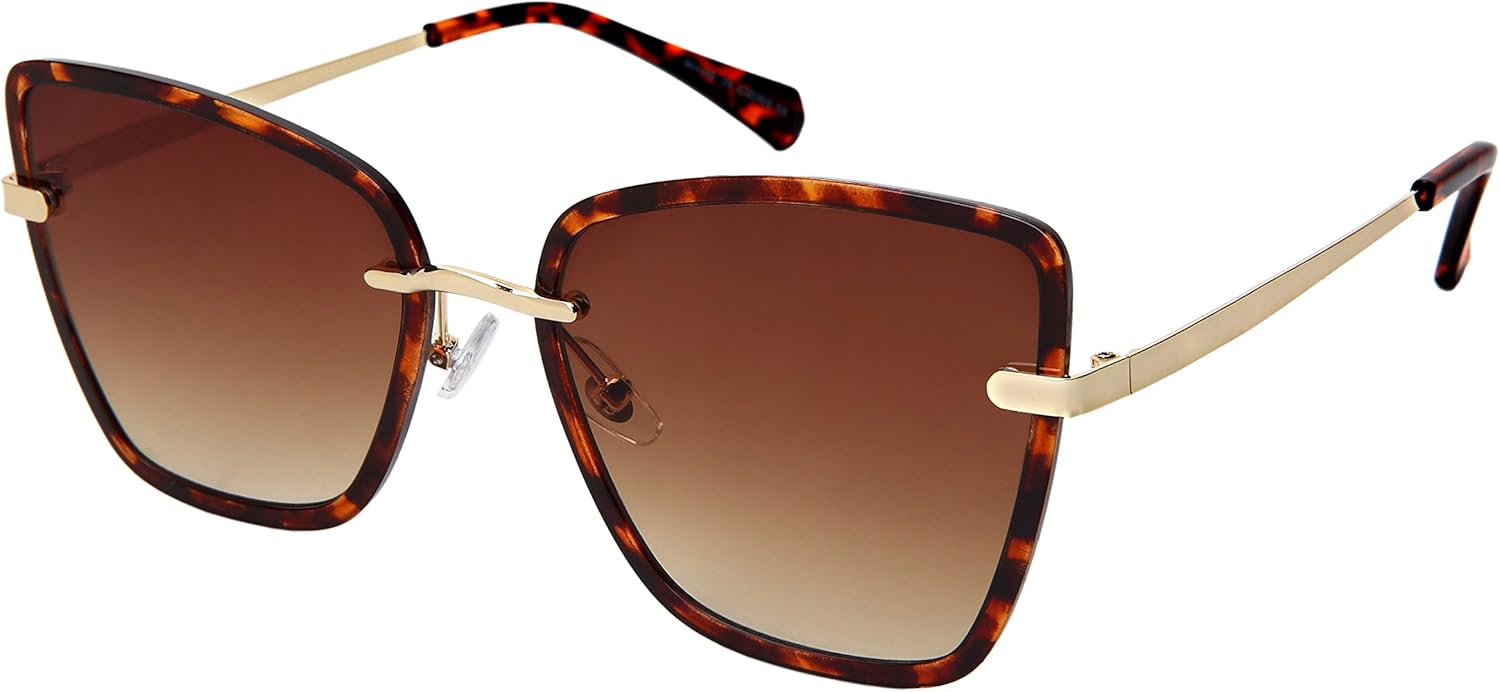 Женские солнцезащитные очки Edge-I-Wear Fashion с квадратными линзами из пластика и металла, плоские градиентные линзы, артикул 3331-FLAP-1(DEMI.ap2) EDGEIWEAR, Tortoise Frame/Brown Gradient Lens
Женские солнцезащитные очки Edge-I-Wear Fashion с квадратными линзами из пластика и металла, плоские градиентные линзы, артикул 3331-FLAP-1(DEMI.ap2) EDGEIWEAR, Tortoise Frame/Brown Gradient Lens