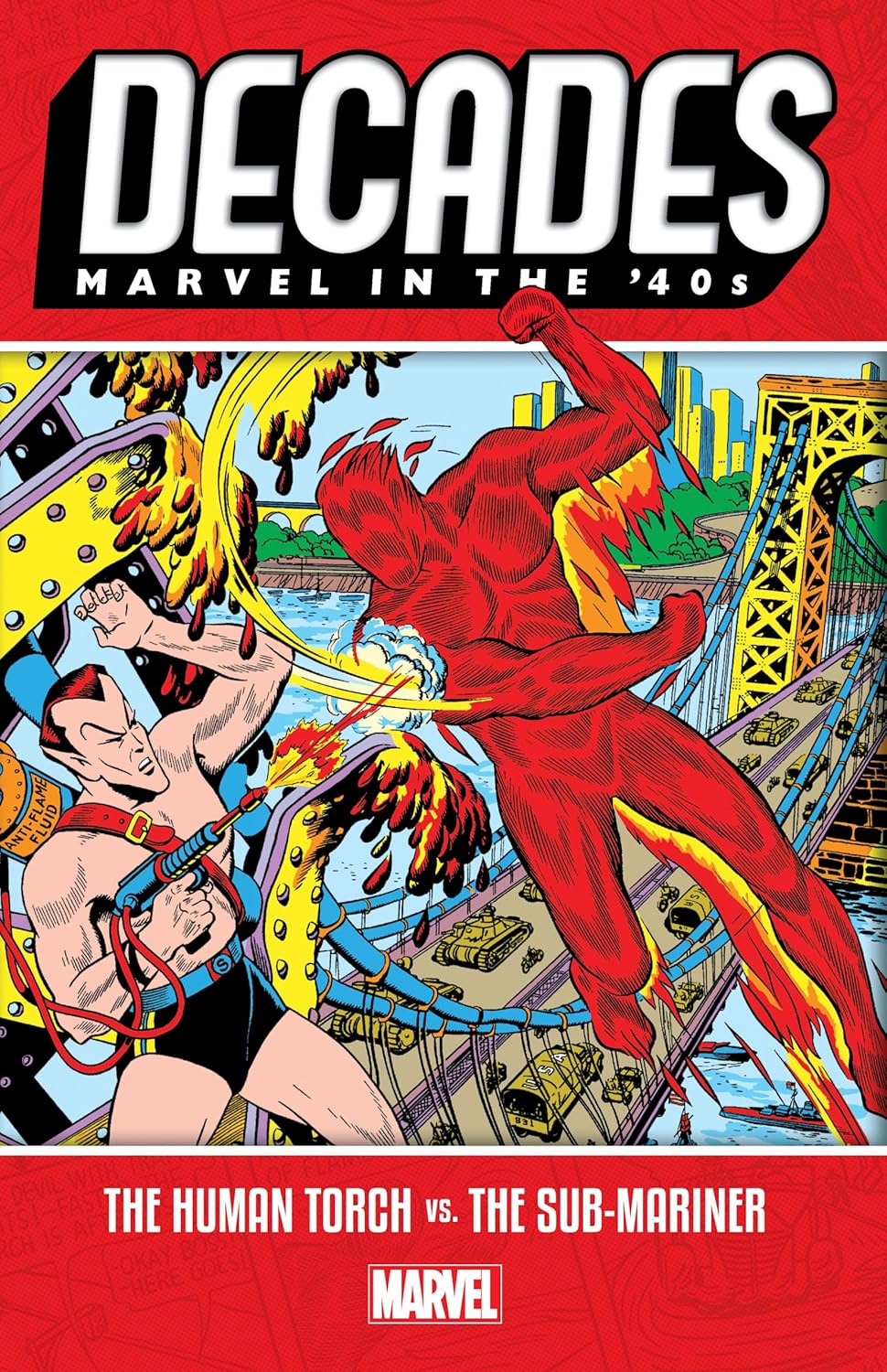 Decades: Marvel In The '40S - The Human Torch Vs. The Sub-Mariner (Marvel Universe)
Decades: Marvel In The '40S - The Human Torch Vs. The Sub-Mariner (Marvel Universe)
