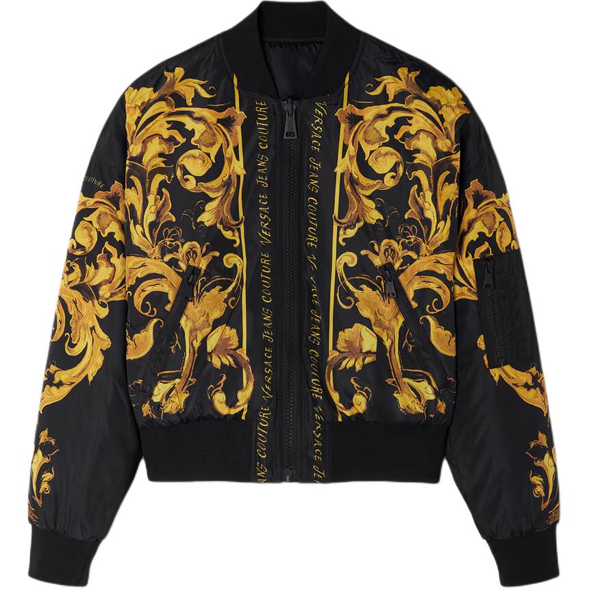 VERSACE JEANS COUTURE Бомбер с барочным принтом, Black
VERSACE JEANS COUTURE Бомбер с барочным принтом, Black