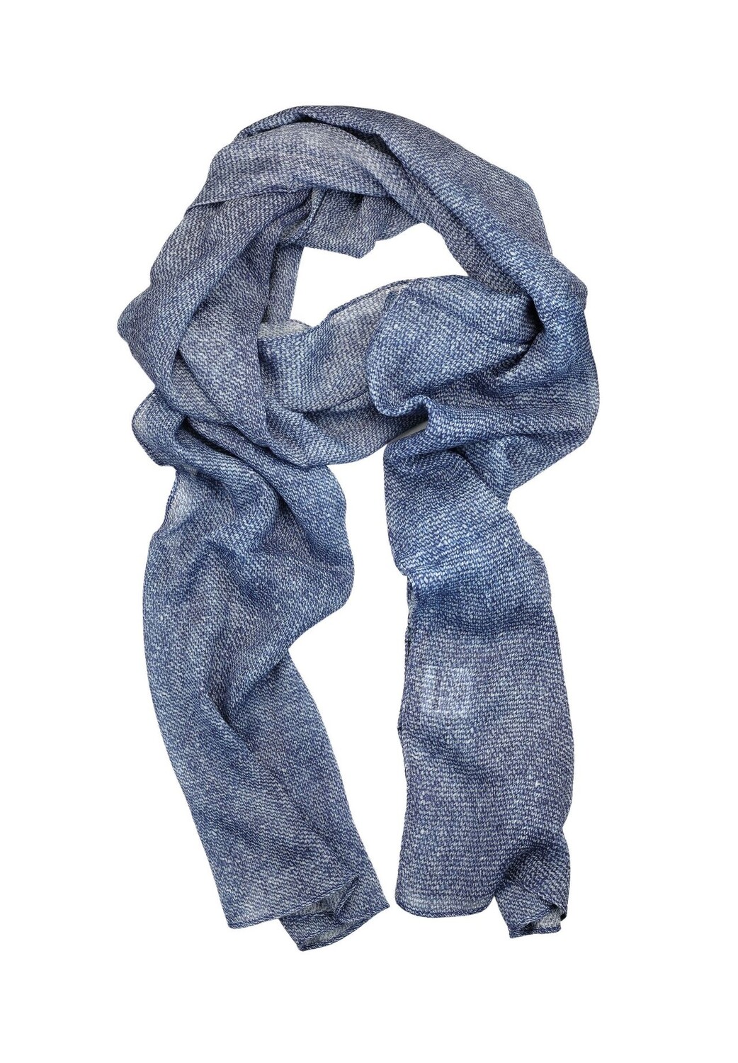 Джинсовый шарф из мягкой натуральной ткани с принтом под джинсы Collezione alessandro, синий
Джинсовый шарф из мягкой натуральной ткани с принтом под джинсы Collezione alessandro, синий