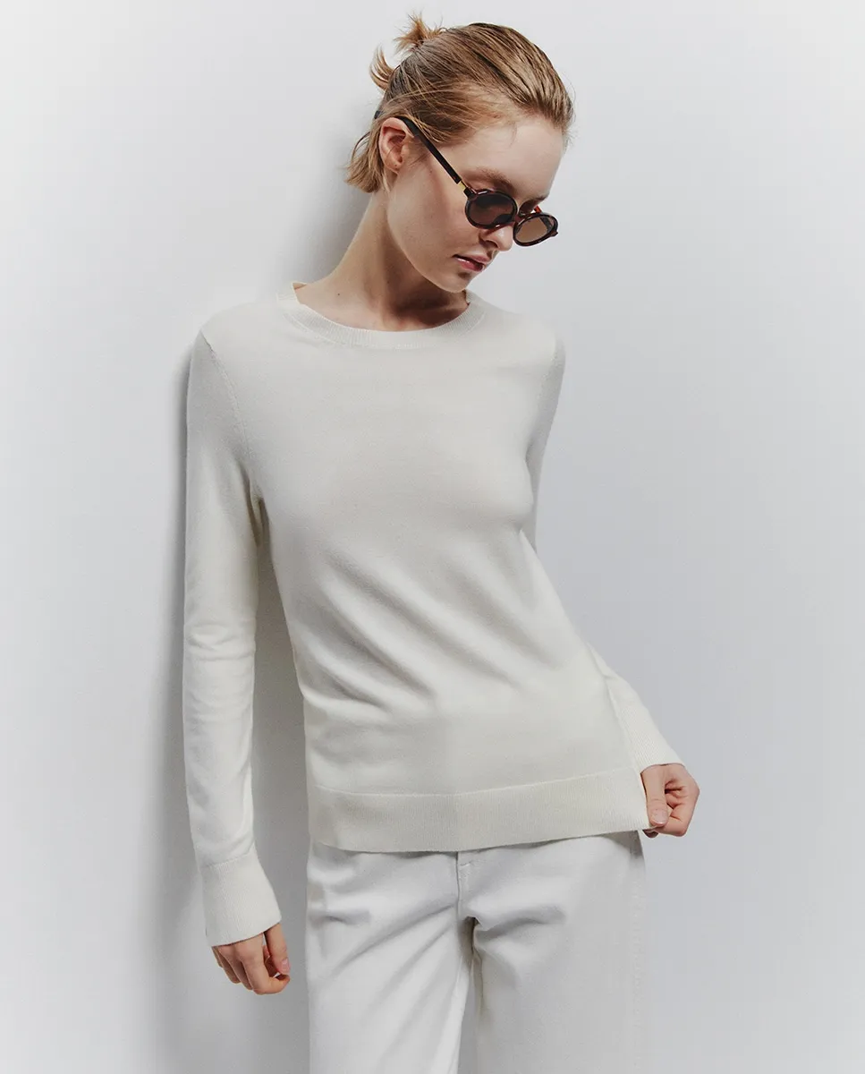 Базовый джемпер с круглым вырезом Sfera, пастельно-розовый
Базовый джемпер с круглым вырезом Sfera, пастельно-розовый