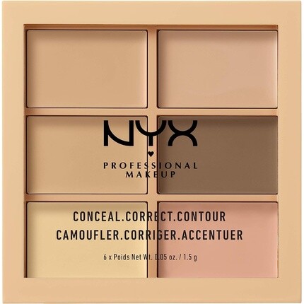 Палитра Conceal Correct Contour - Light 01, Nyx Professional Makeup
Палитра Conceal Correct Contour - Light 01, Nyx Professional Makeup