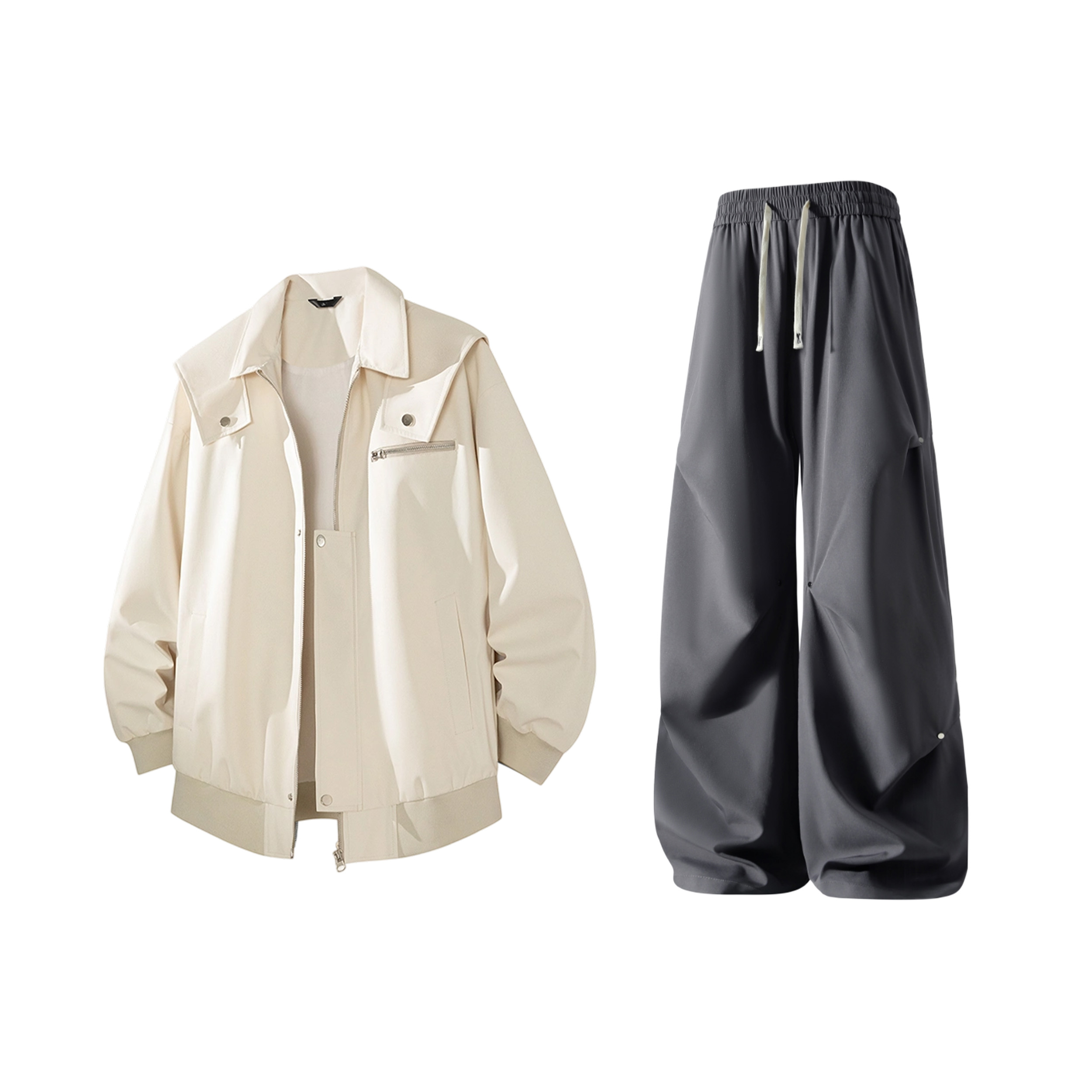 Повседневная спортивная одежда Unisex Lapel Thin X1617, хаки оранжевый+темно-серый ice silk straight fit pants
Повседневная спортивная одежда Unisex Lapel Thin X1617, хаки оранжевый+темно-серый ice silk straight fit pants