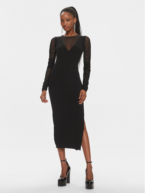 Трикотажное платье приталенного кроя Pinko, черный
Трикотажное платье приталенного кроя Pinko, черный