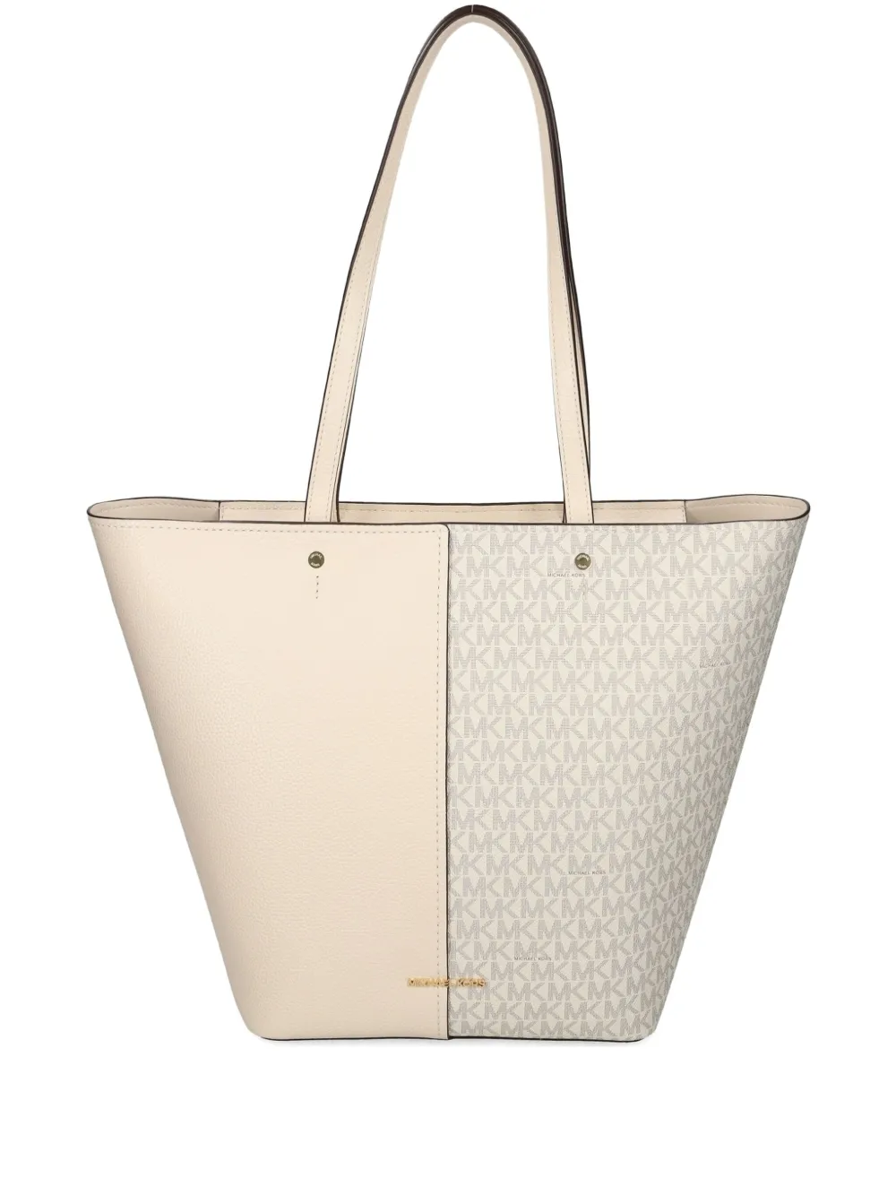 Сумка-тоут с монограммой и вставками Michael Michael Kors, нейтральный
Сумка-тоут с монограммой и вставками Michael Michael Kors, нейтральный