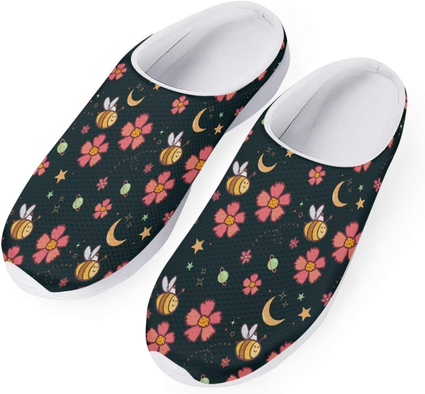 Сандалии-слипоны Boatee для женщин и мужчин с поддержкой свода стопы, садовая обувь, Aesthetic Bee Flower
Сандалии-слипоны Boatee для женщин и мужчин с поддержкой свода стопы, садовая обувь, Aesthetic Bee Flower