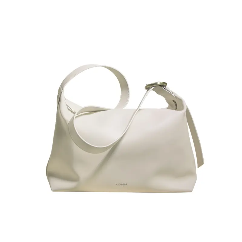 Tanita West Кожаная сумка-шоппер через плечо большая женская кофе черная кремово-белая, Cream White