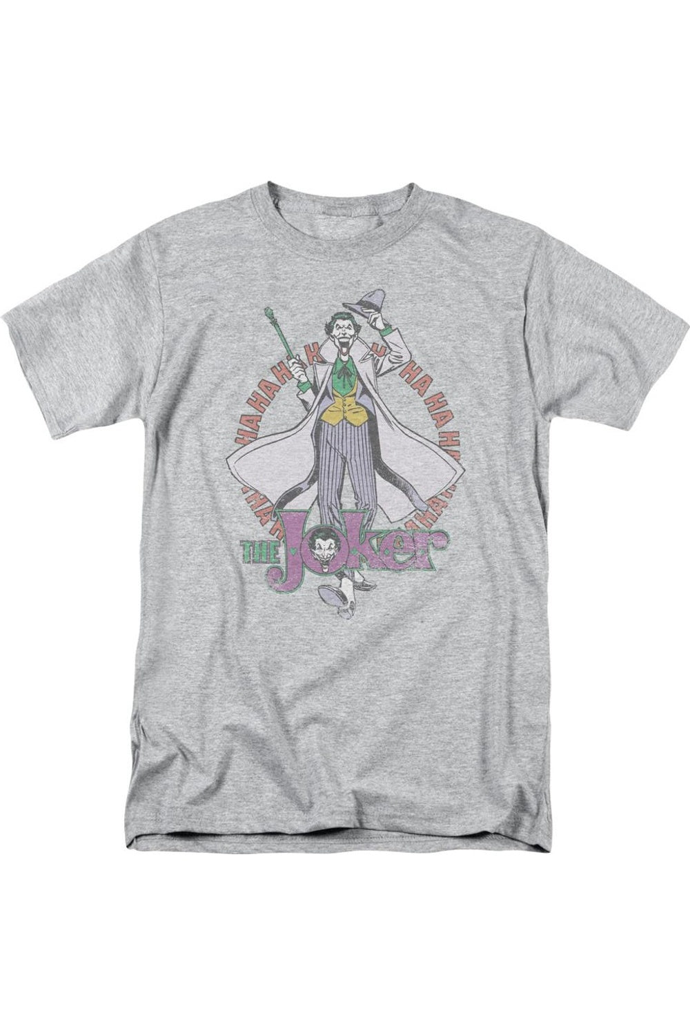 Футболка с коротким рукавом для взрослых DC Comics Maniacal Gildan, цвет athletic heather
Футболка с коротким рукавом для взрослых DC Comics Maniacal Gildan, цвет athletic heather