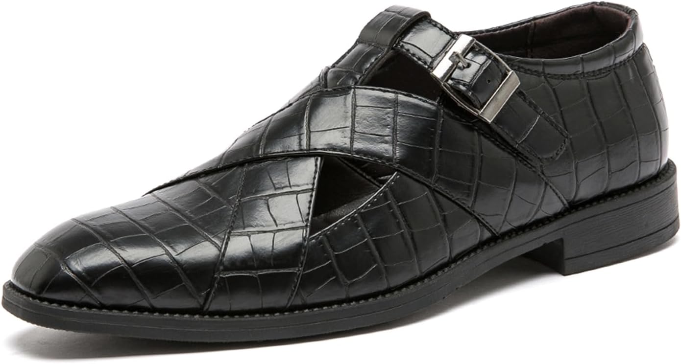 Деловые повседневные сандалии для мужчин, летние, дышащие, для прогулок, офисные, оксфорды, мужские коктейльные, вечерние, деловые, формальные туфли Abborora, черный
Деловые повседневные сандалии для мужчин, летние, дышащие, для прогулок, офисные, оксфорды, мужские коктейльные, вечерние, деловые, формальные туфли Abborora, черный