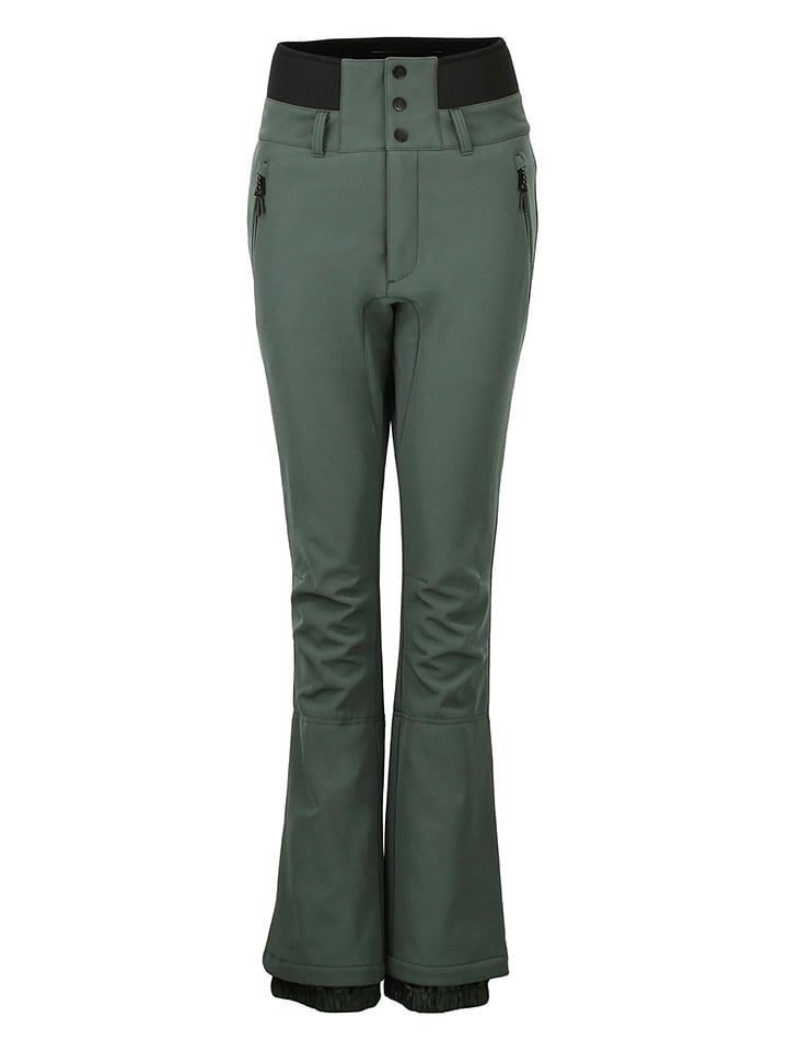 Peak Mountain Лыжные/сноубордные брюки из софтшелла «Adora» цвета хаки
Peak Mountain Лыжные/сноубордные брюки из софтшелла «Adora» цвета хаки