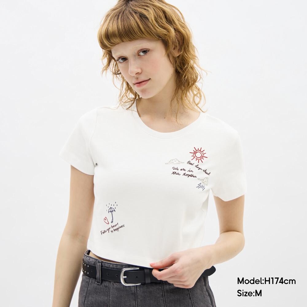 Футболка-мини GU с принтом, темно-серый
Футболка-мини GU с принтом, темно-серый