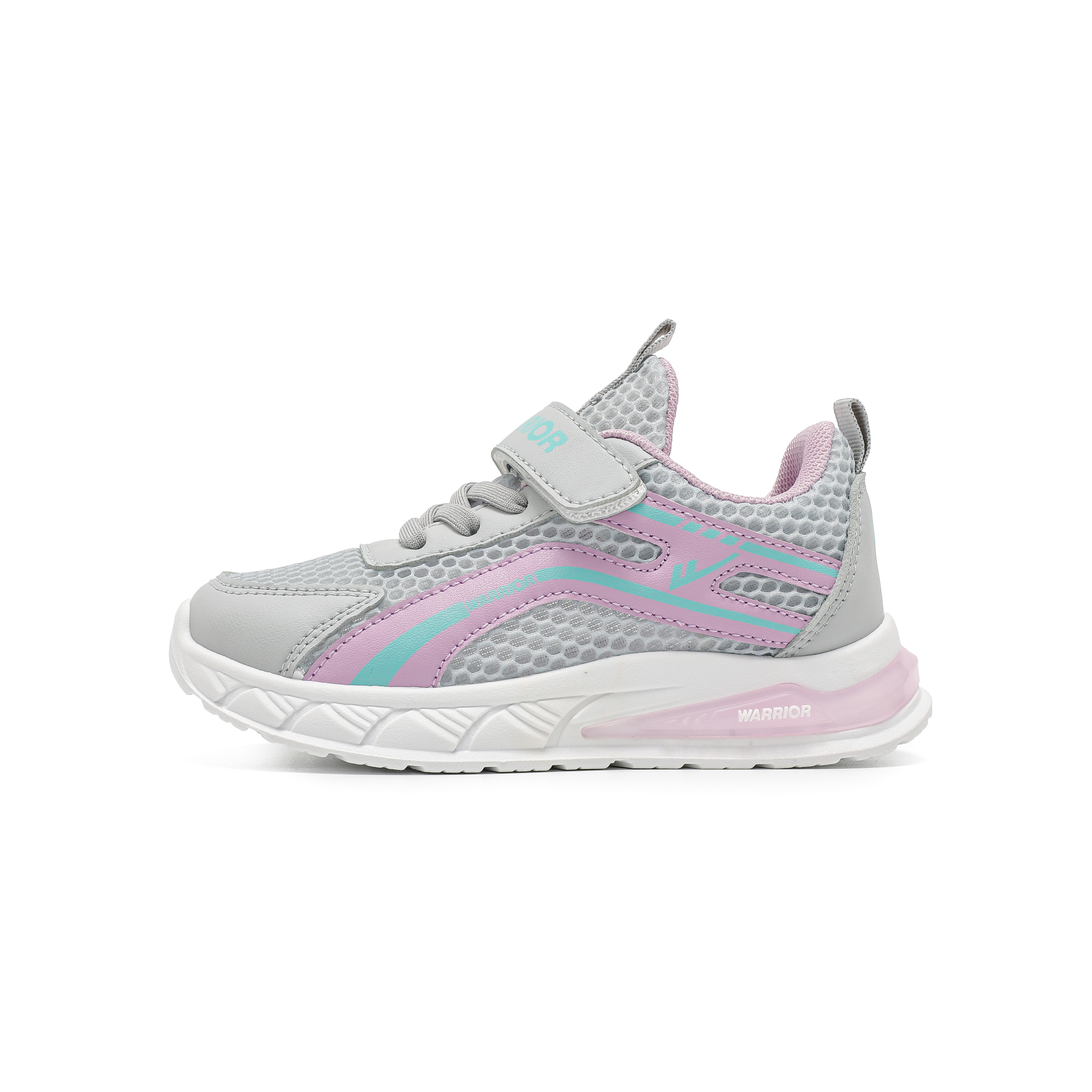 Нескользящие и дышащие низкие детские кроссовки для бега WARRIOR, серый/фиолетовый
Нескользящие и дышащие низкие детские кроссовки для бега WARRIOR, серый/фиолетовый