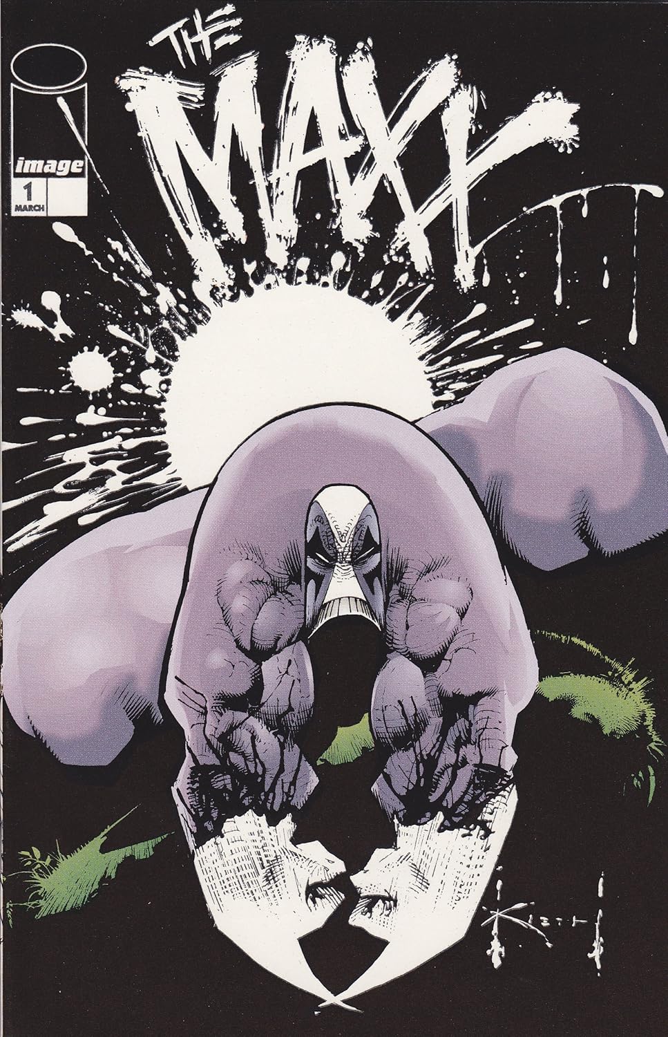 The Maxx No. 1 Glow-in-the-Dark cover (Limited Edition) (Image)
The Maxx No. 1 Glow-in-the-Dark cover (Limited Edition) (Image)