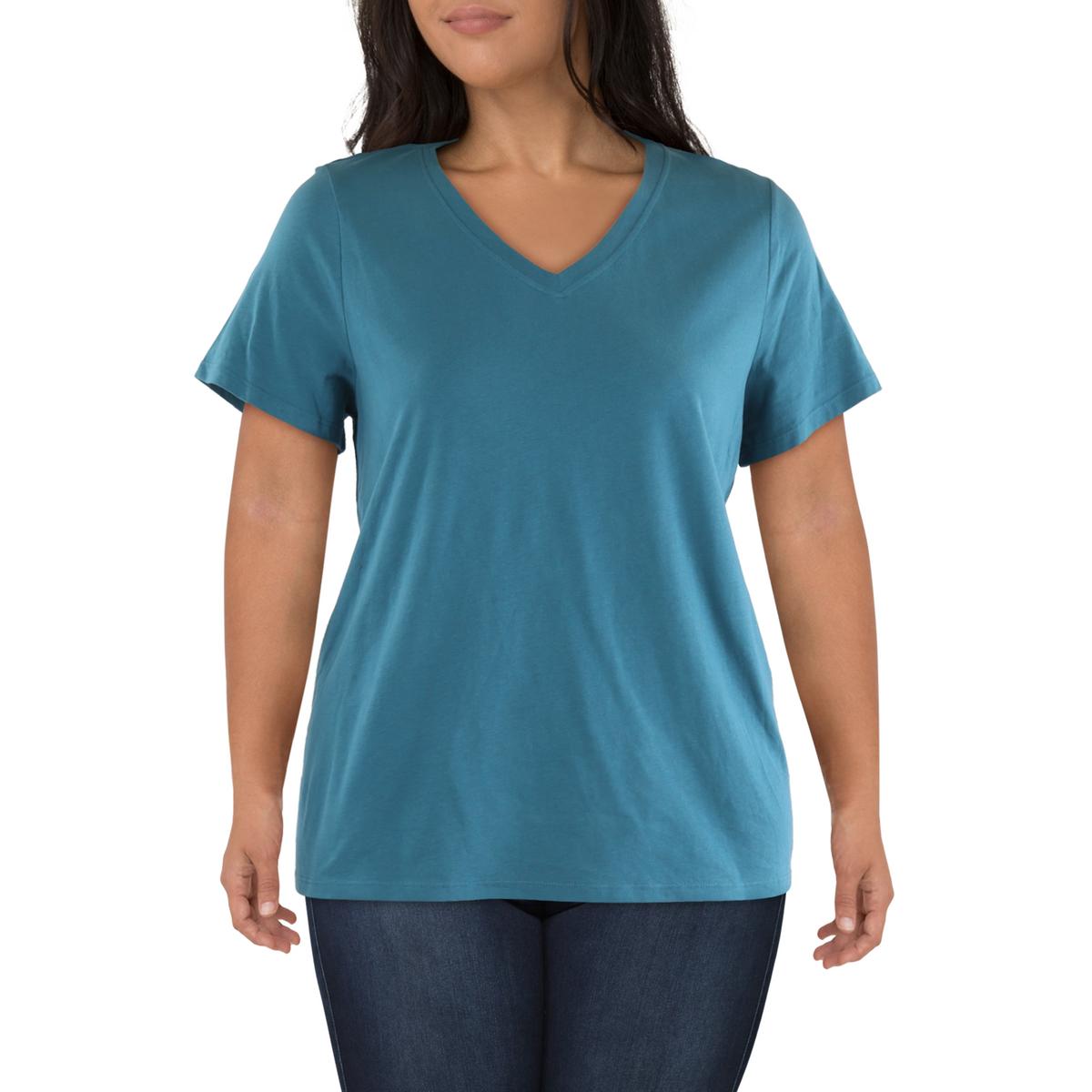 Plus Womens Solid Knit Pullover Top Calvin Klein, Empress Teal
Plus Womens Solid Knit Pullover Top Calvin Klein, Empress Teal