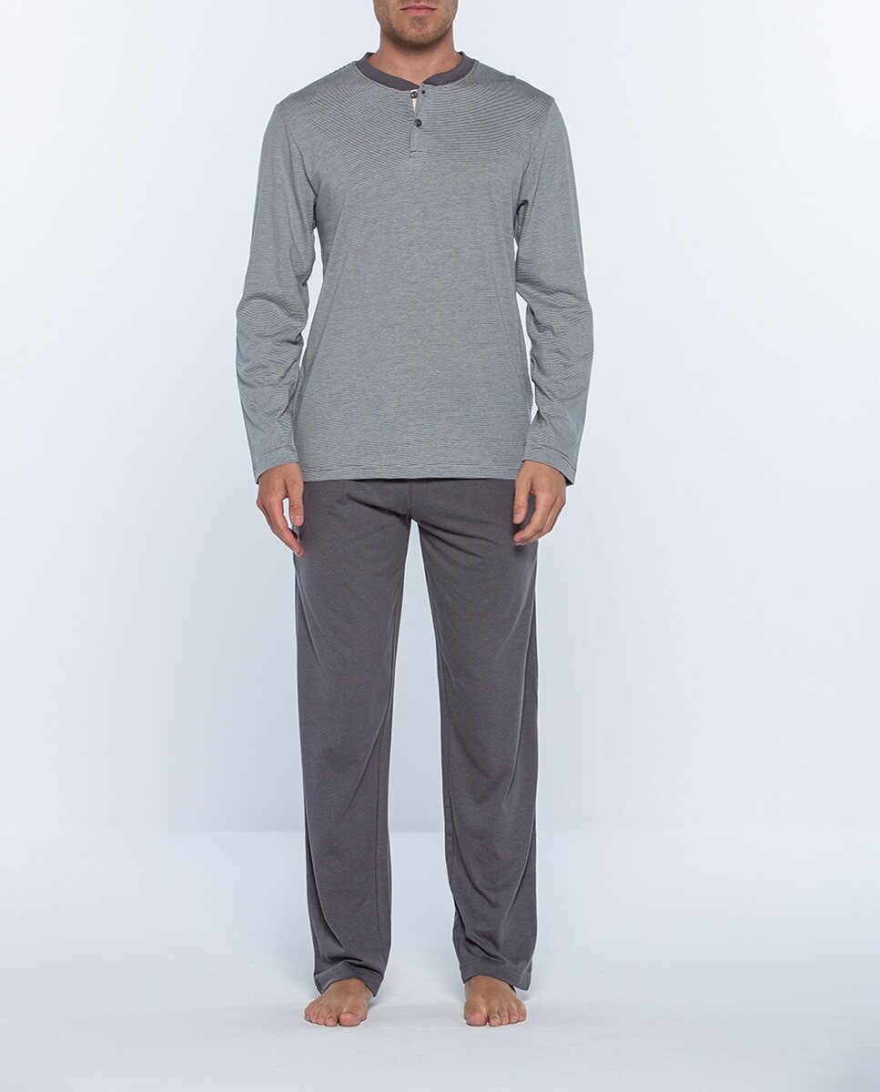 Длинная бамбуковая пижама, Бионикс Punto Blanco, серый
Длинная бамбуковая пижама, Бионикс Punto Blanco, серый