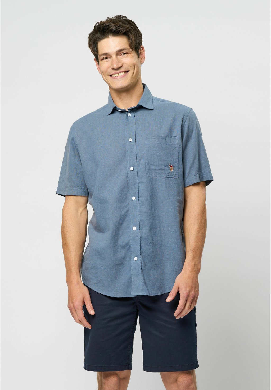 Повседневная рубашка FLORI U.S. Polo Assn., синий
Повседневная рубашка FLORI U.S. Polo Assn., синий