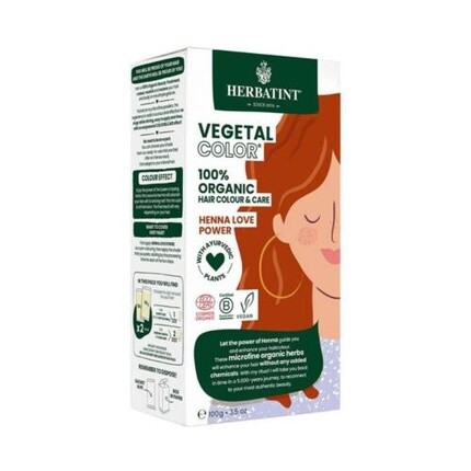 Органическая хна Love Power Vegetal Color 100 г, Herbatint
Органическая хна Love Power Vegetal Color 100 г, Herbatint