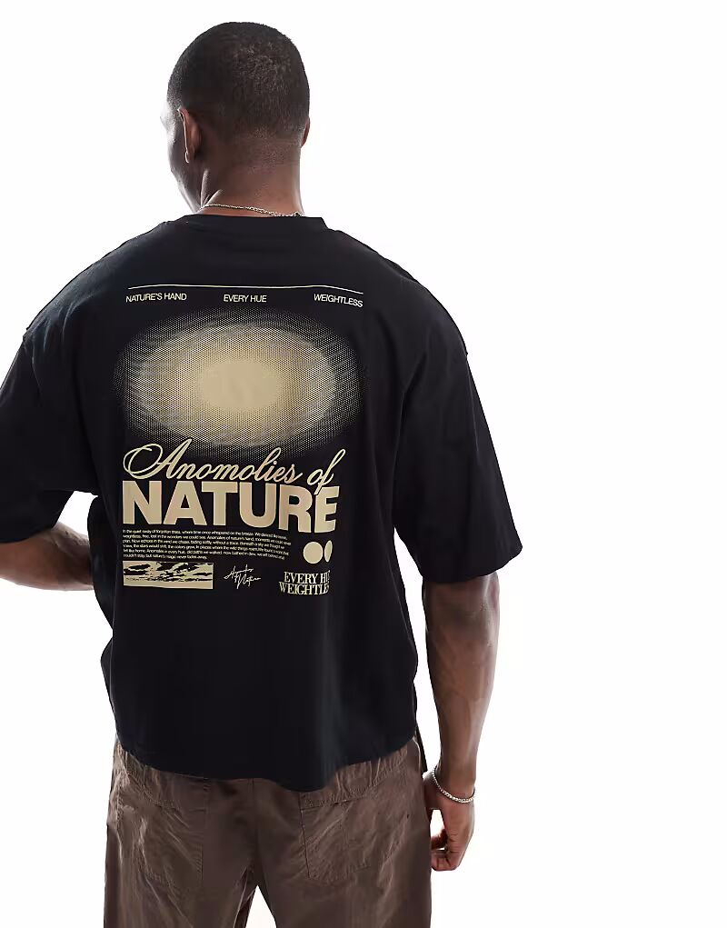 Футболка свободного кроя ASOS DESIGN черного цвета с изображением небесных тел
Футболка свободного кроя ASOS DESIGN черного цвета с изображением небесных тел