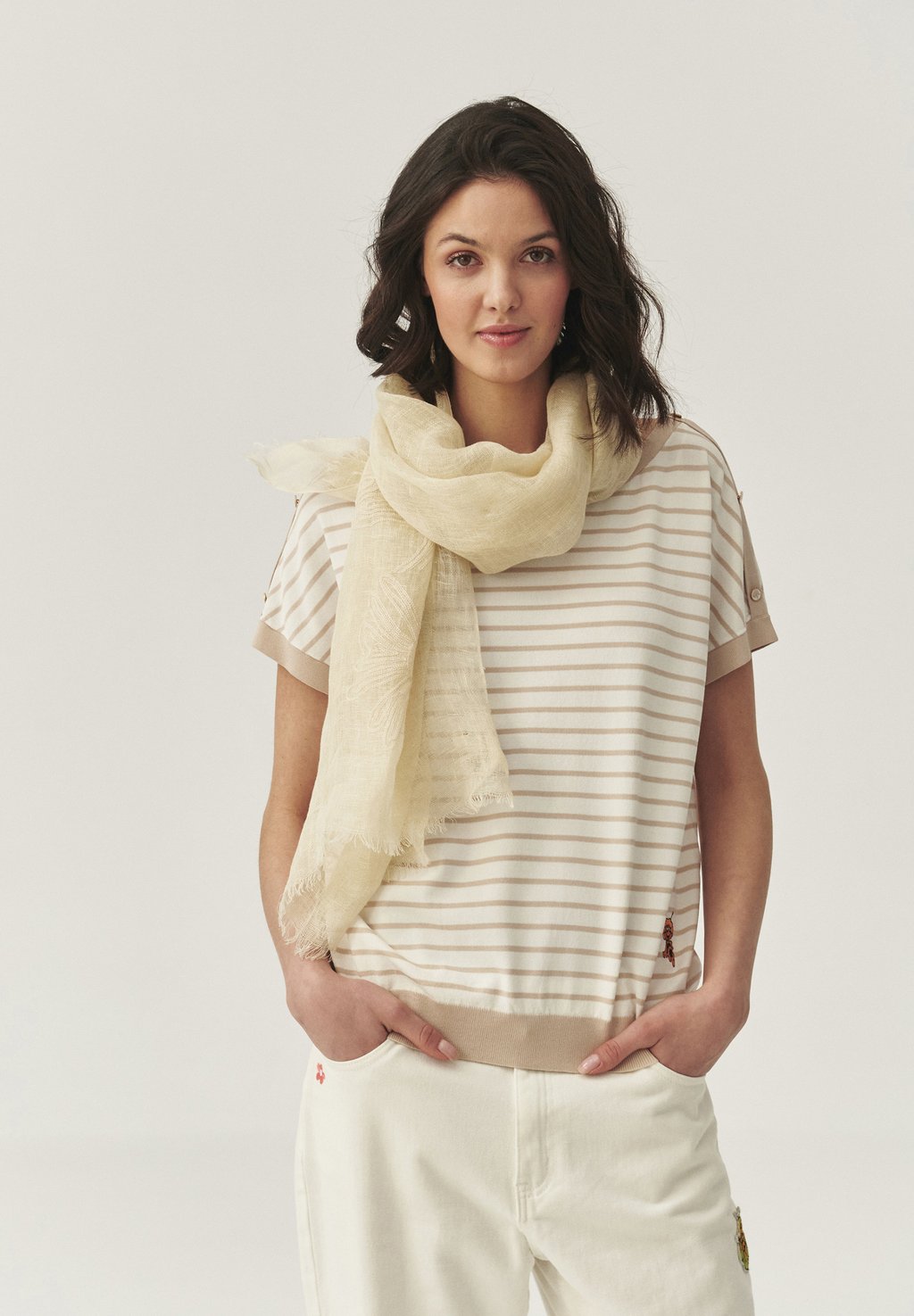 Шарф MELI TATUUM, бежевый/меланж
Шарф MELI TATUUM, бежевый/меланж