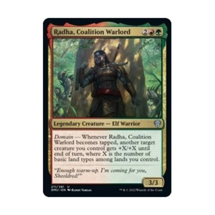 CCG Радха, военачальник коалиции (U), MTG - Dominaria United
CCG Радха, военачальник коалиции (U), MTG - Dominaria United