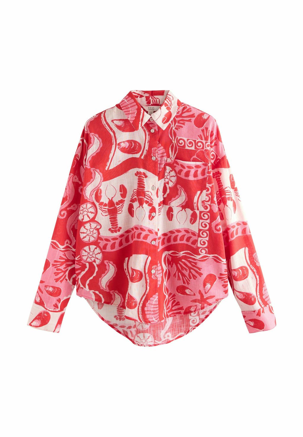 Блузка на пуговицах LOOSE FIT Next, красный
Блузка на пуговицах LOOSE FIT Next, красный