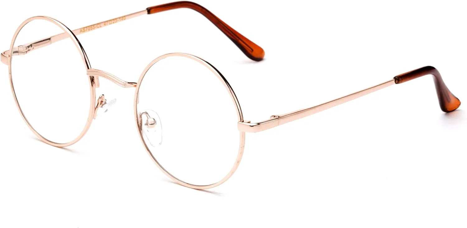 Круглые ретро-солнцезащитные очки Джона Леннона с прозрачными линзами. Винтажные круглые солнцезащитные очки Newbee Fashion, 2 Pack Clear Lens - Gold & Black
Круглые ретро-солнцезащитные очки Джона Леннона с прозрачными линзами. Винтажные круглые солнцезащитные очки Newbee Fashion, 2 Pack Clear Lens - Gold & Black