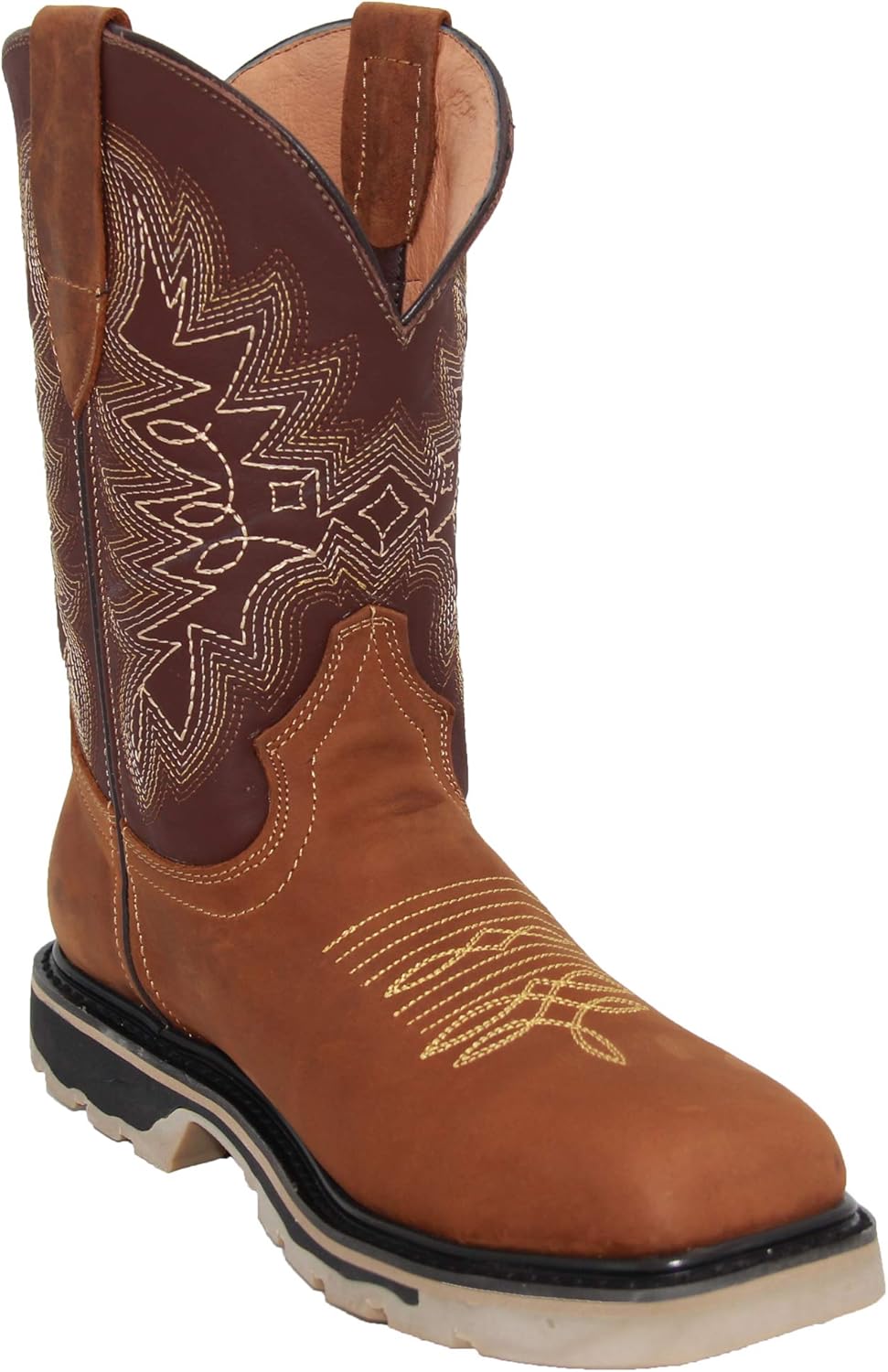 Мужские кожаные рабочие сапоги в стиле вестерн с квадратным носком и стальным носком Generic
Мужские кожаные рабочие сапоги в стиле вестерн с квадратным носком и стальным носком Generic