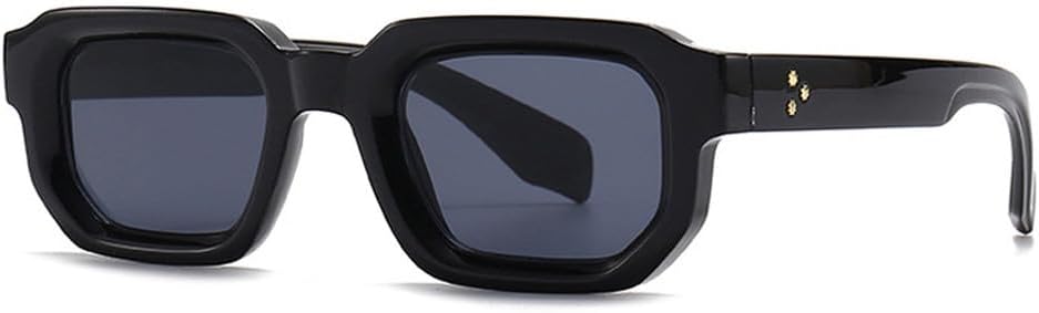 Модные квадратные солнцезащитные очки с заклепками для женщин, солнцезащитные очки UV400 в стиле ретро с градиентом, солнцезащитные очки для мужчин в стиле панк WNCKSQ, Black Gray
Модные квадратные солнцезащитные очки с заклепками для женщин, солнцезащитные очки UV400 в стиле ретро с градиентом, солнцезащитные очки для мужчин в стиле панк WNCKSQ, Black Gray