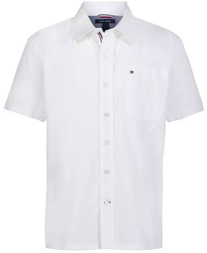 Рубашка Tommy Utility с короткими рукавами для мальчиков для малышей Tommy Hilfiger, белый
Рубашка Tommy Utility с короткими рукавами для мальчиков для малышей Tommy Hilfiger, белый