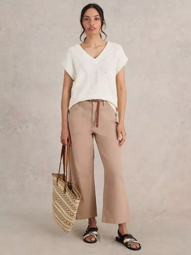 Джинсы White Stuff Tia Wide Leg Crop, цвет natural
Джинсы White Stuff Tia Wide Leg Crop, цвет natural