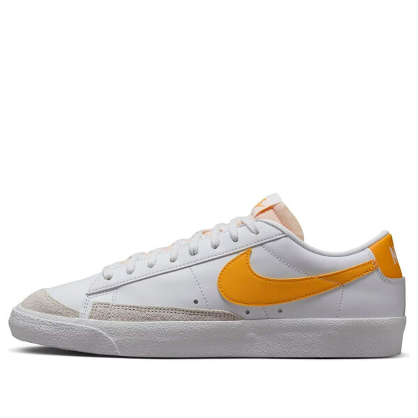 Кроссовки blazer low '77 vintage 'white university gold' Nike, белый 
Кроссовки blazer low '77 vintage 'white university gold' Nike, белый
