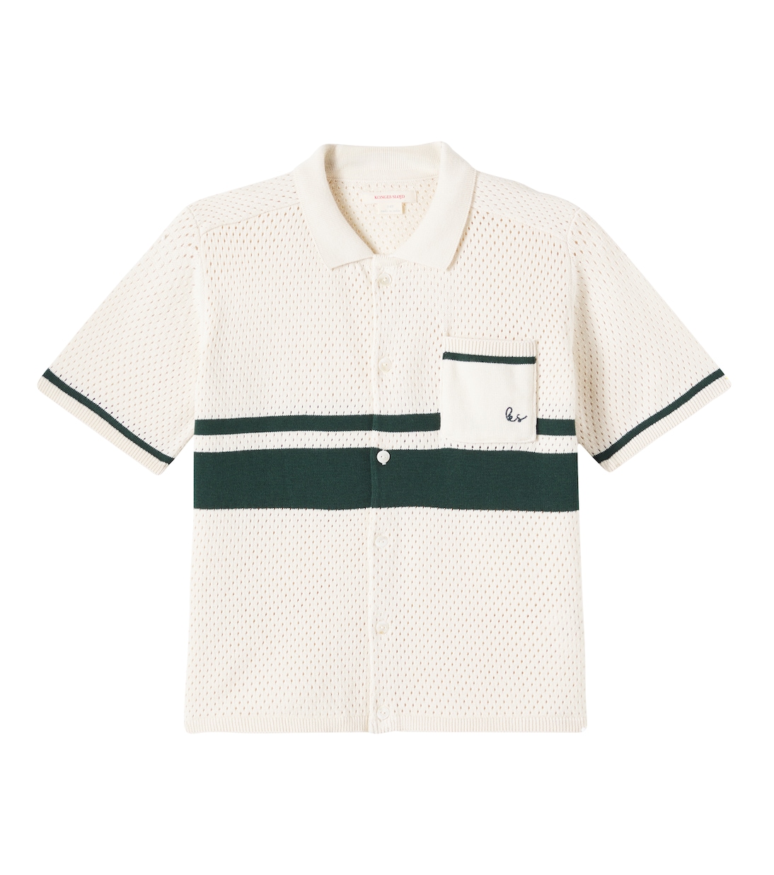 Ажурная хлопковая рубашка для боулинга Shark Konges Sløjd, Pine Grove
Ажурная хлопковая рубашка для боулинга Shark Konges Sløjd, Pine Grove