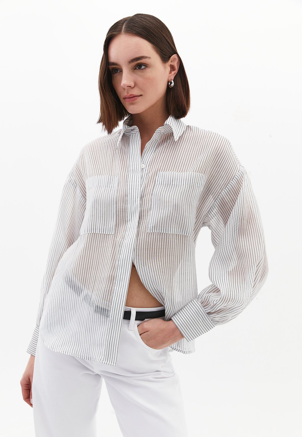 Блузка на пуговицах OXXO, черный
Блузка на пуговицах OXXO, черный