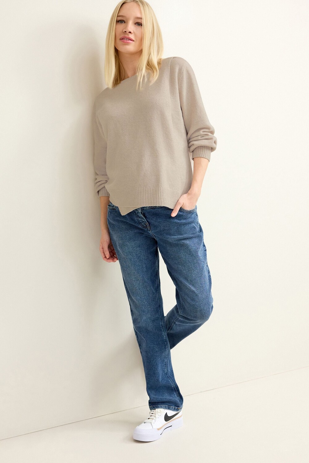 Прямые джинсы для беременных Next, синий 
Прямые джинсы для беременных Next, синий