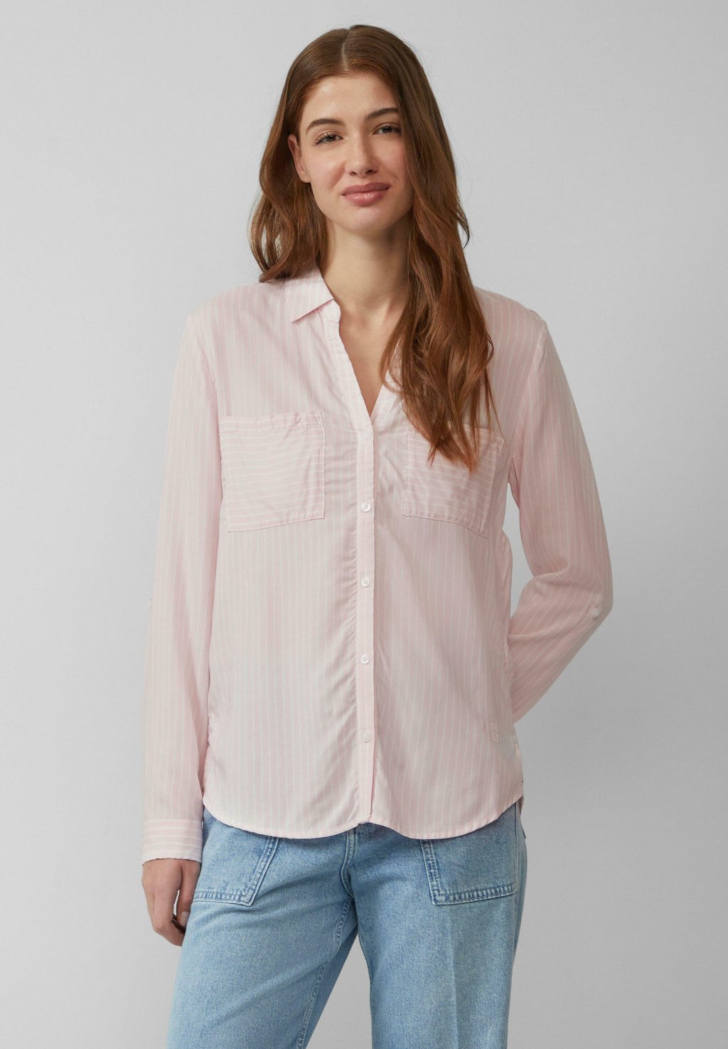 Блузка на пуговицах RAYÉ À POCHES PLAQUÉES s.Oliver, светло-розовый
Блузка на пуговицах RAYÉ À POCHES PLAQUÉES s.Oliver, светло-розовый