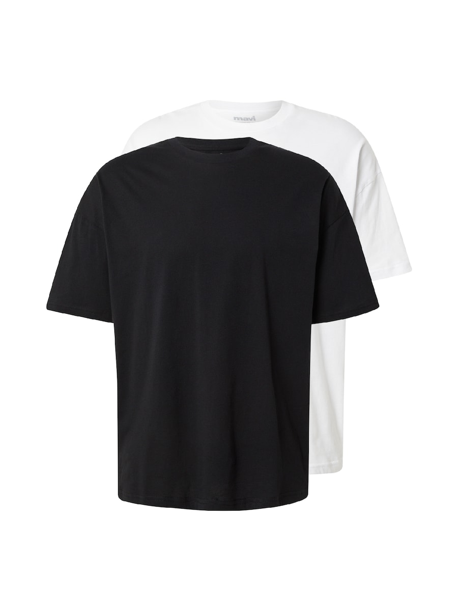 Рубашка Mavi, черный/белый
Рубашка Mavi, черный/белый