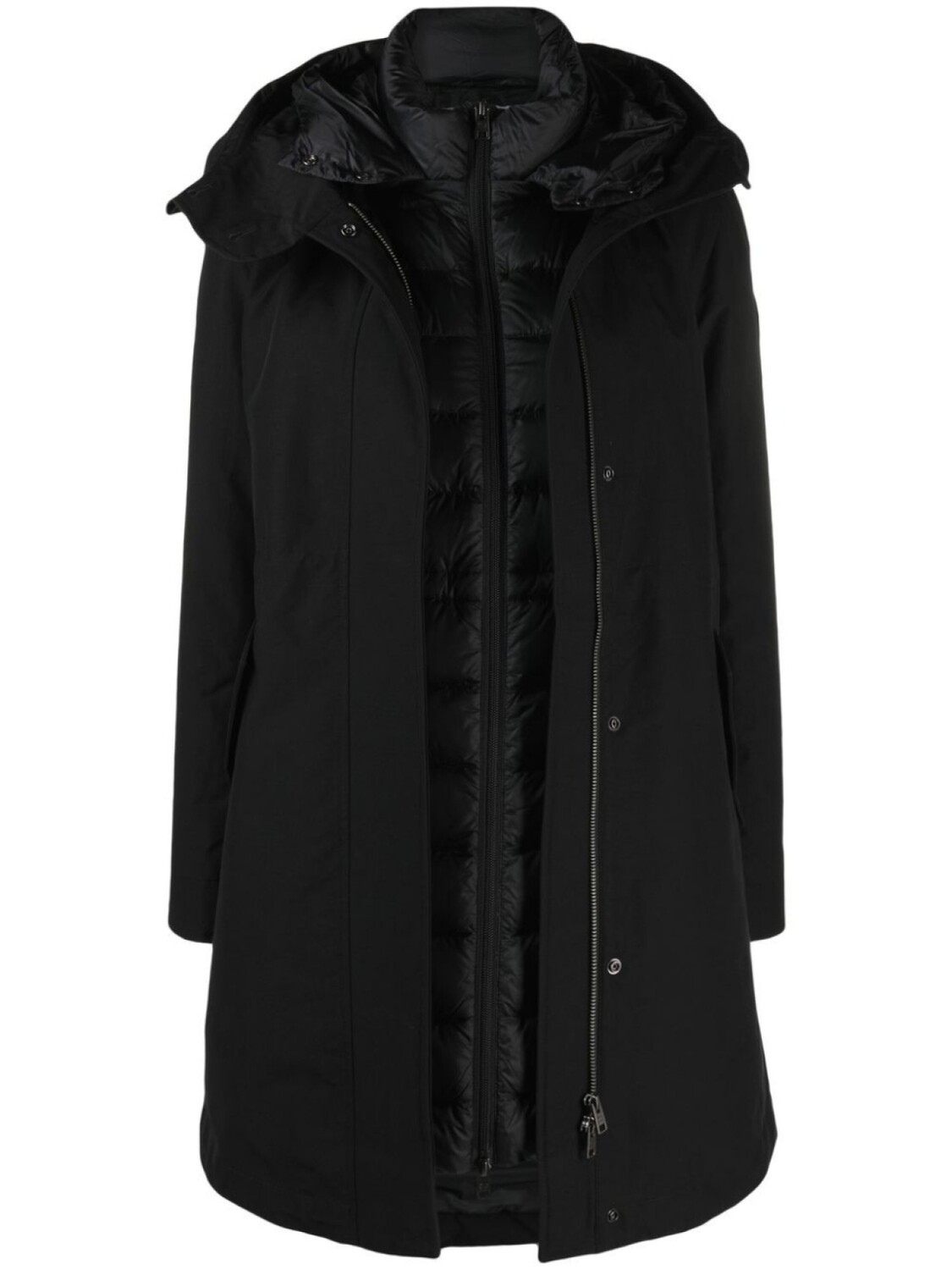 Двусторонний пуховик Woolrich, черный
Двусторонний пуховик Woolrich, черный