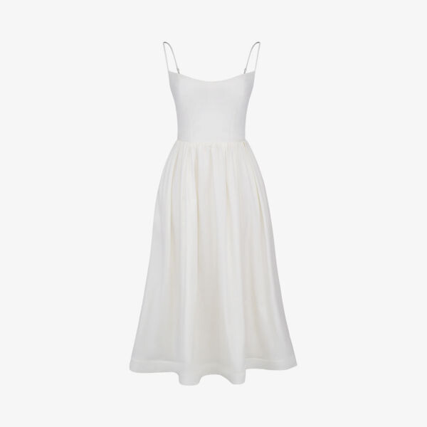 Платье миди Лолита с квадратным вырезом и облегающим лифом из эластичного хлопка House Of Cb, белый
Платье миди Лолита с квадратным вырезом и облегающим лифом из эластичного хлопка House Of Cb, белый