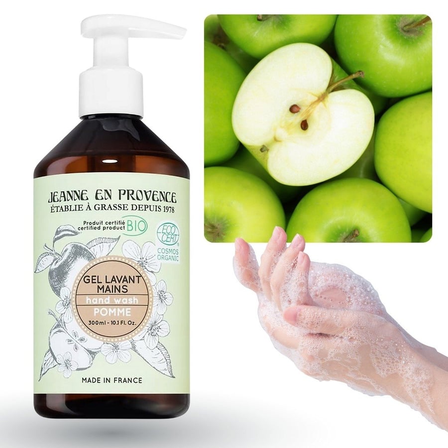 Jeanne en Provence Apple - Очищающее жидкое мыло для рук с ароматом яблока 300 мл
Jeanne en Provence Apple - Очищающее жидкое мыло для рук с ароматом яблока 300 мл