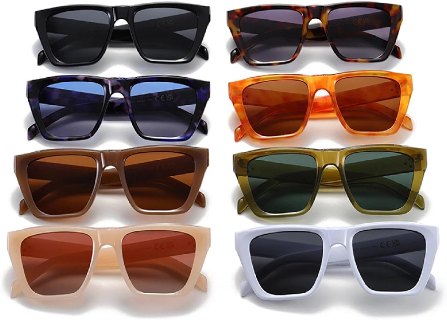 Ретро большие солнцезащитные очки «кошачий глаз» для женщин, модные, с градиентным переходом цвета, защита от УФ-излучения UV400 для мужчин HHZZYVY, Leopard Grey
Ретро большие солнцезащитные очки «кошачий глаз» для женщин, модные, с градиентным переходом цвета, защита от УФ-излучения UV400 для мужчин HHZZYVY, Leopard Grey