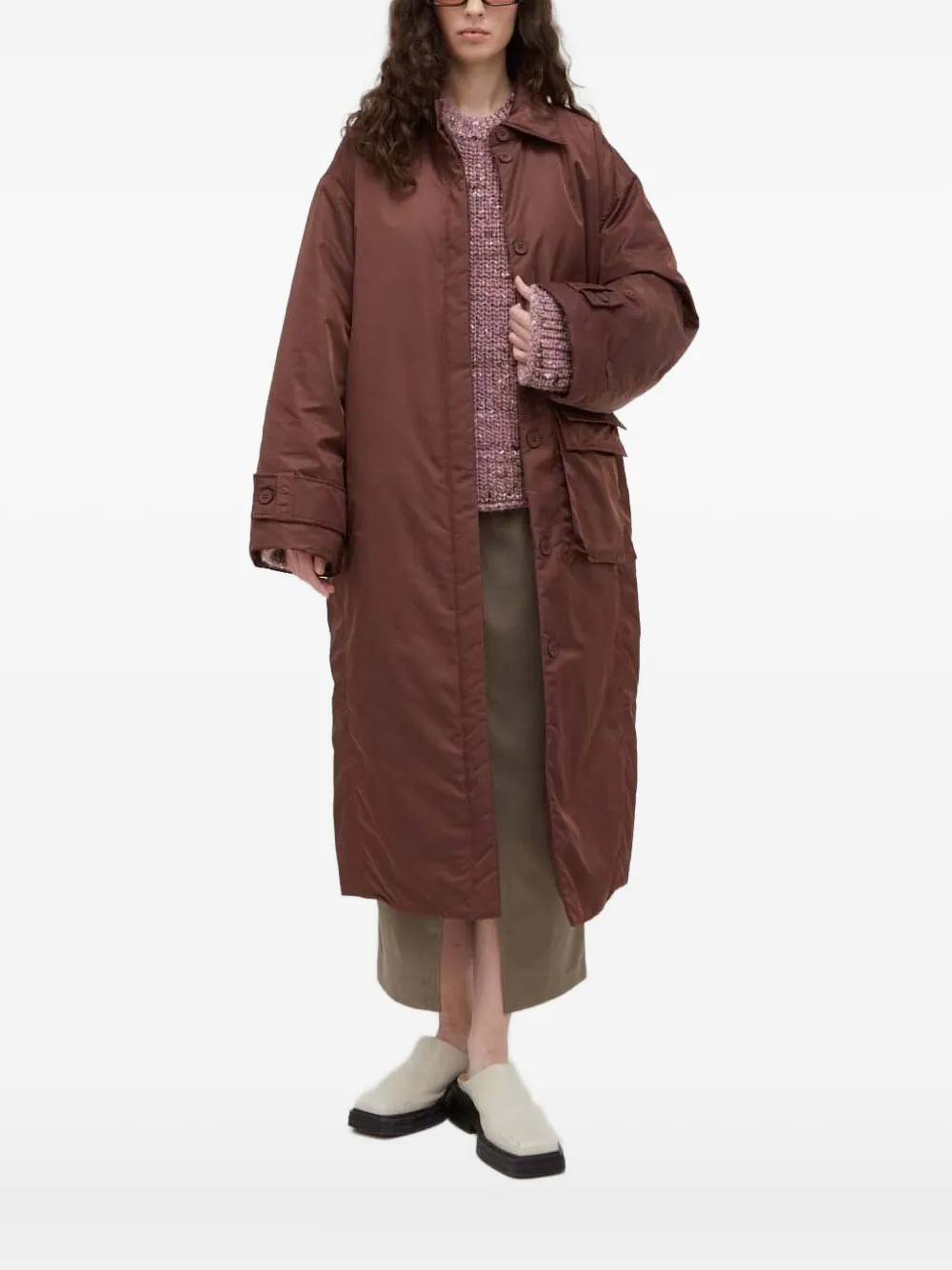 Пальто с карманами lovechild, коричневый
Пальто с карманами lovechild, коричневый