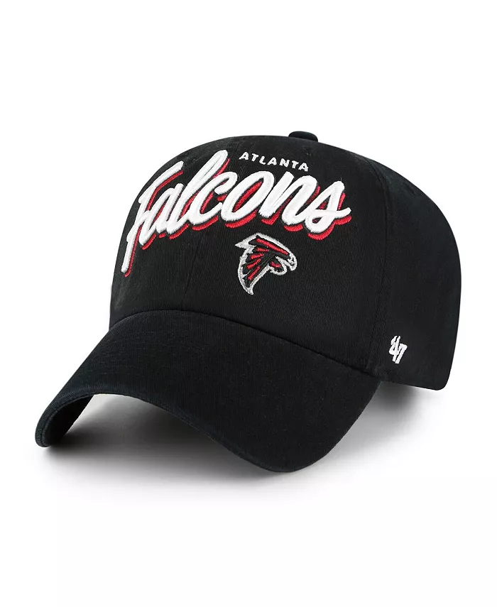 Женская черная регулируемая кепка Atlanta Falcons Ariana Clean Up '47 Brand
Женская черная регулируемая кепка Atlanta Falcons Ariana Clean Up '47 Brand