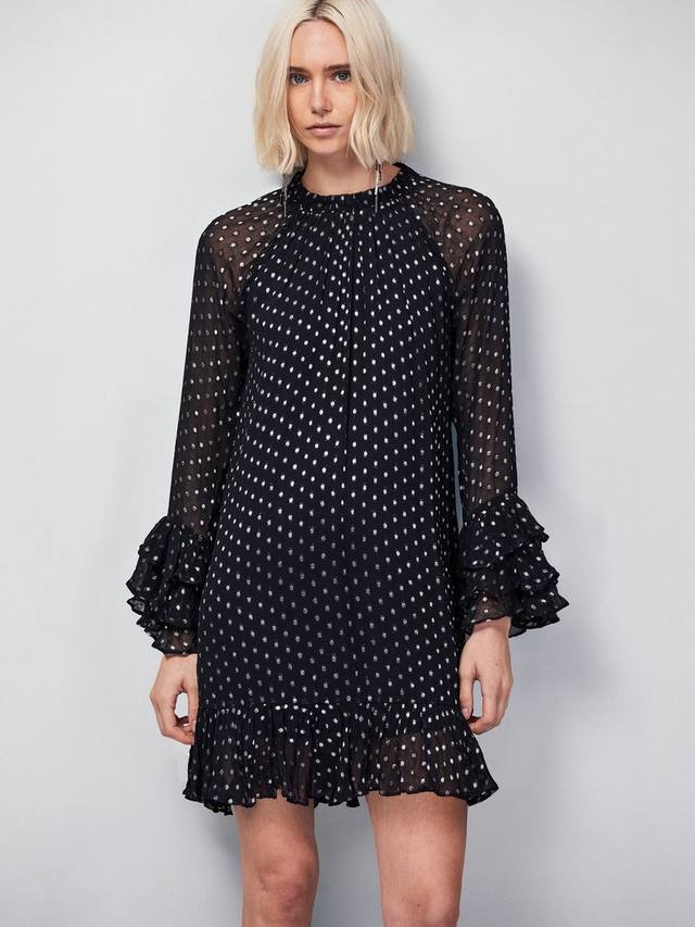 Мини-платье Beatrix с фольгированными оборками на рукавах Ro&Zo, Silver/Multi
Мини-платье Beatrix с фольгированными оборками на рукавах Ro&Zo, Silver/Multi