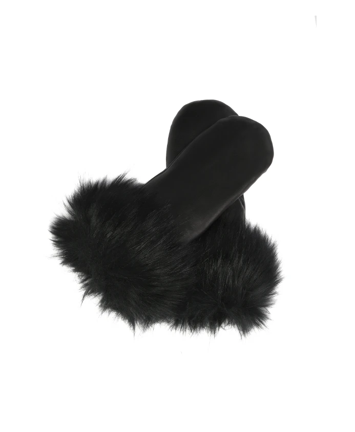 Элегантные женские кожаные перчатки с отделкой из синтетического меха. Kazar, черный
Элегантные женские кожаные перчатки с отделкой из синтетического меха. Kazar, черный