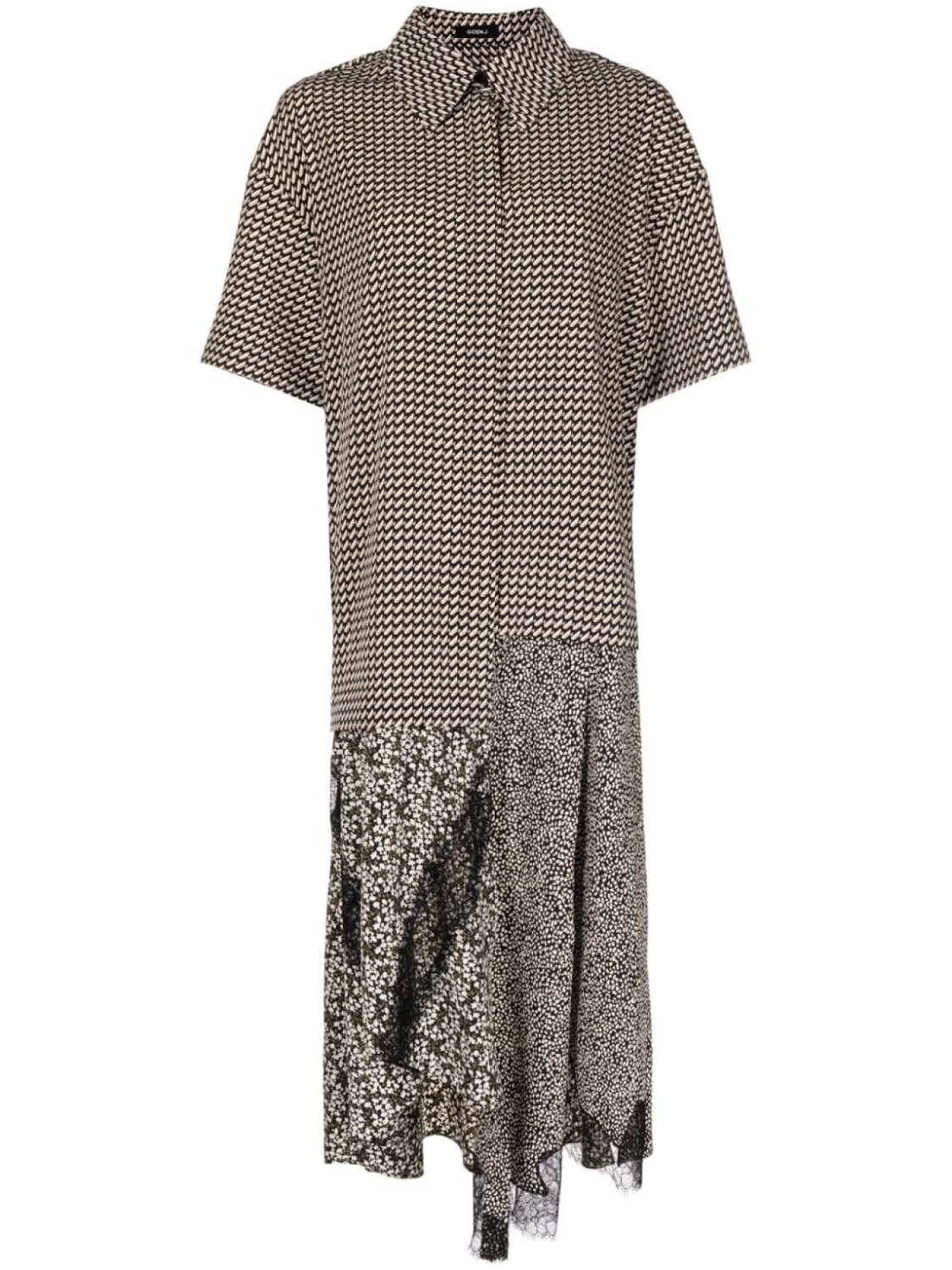 Goen.J платье с кружевом, черный
Goen.J платье с кружевом, черный