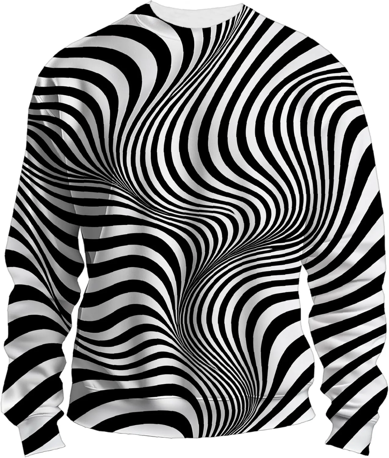 Оптическая иллюзия худи Black White Wave Art, унисекс Famigani
Оптическая иллюзия худи Black White Wave Art, унисекс Famigani