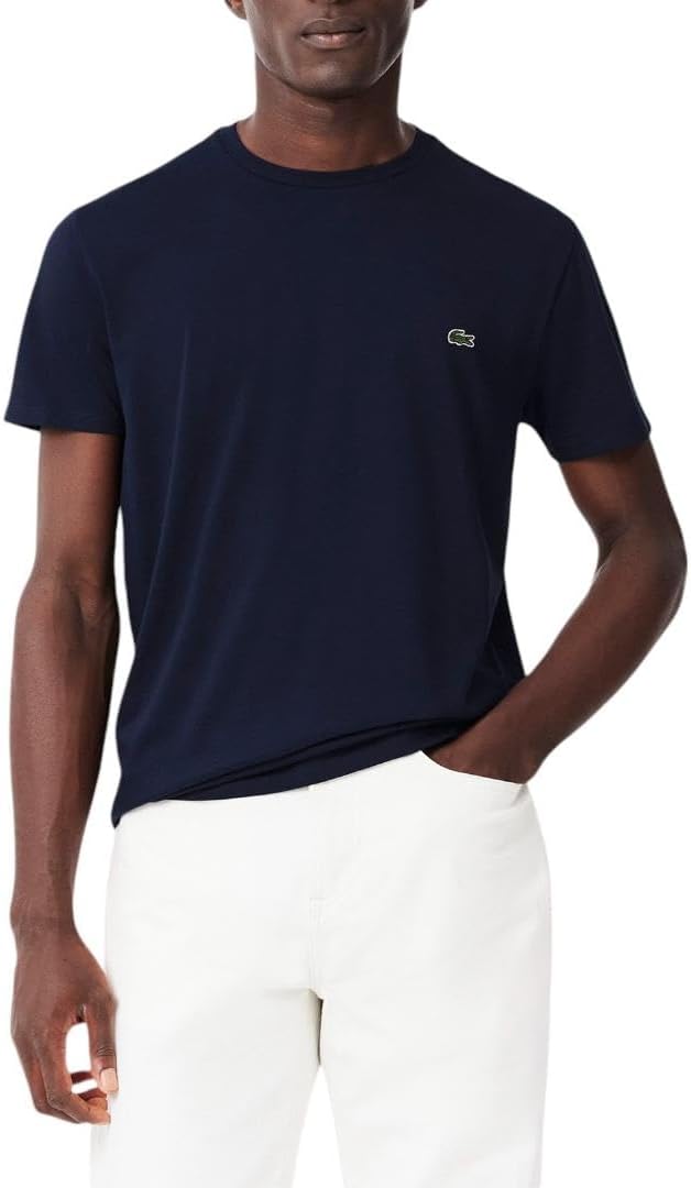 Мужская футболка Lacoste с коротким рукавом и круглым вырезом из джерси Pima, Navy Blue, Синий, Мужская футболка Lacoste с коротким рукавом и круглым вырезом из джерси Pima, Navy Blue
Мужская футболка Lacoste с коротким рукавом и круглым вырезом из джерси Pima, Navy Blue, Синий, Мужская футболка Lacoste с коротким рукавом и круглым вырезом из джерси Pima, Navy Blue